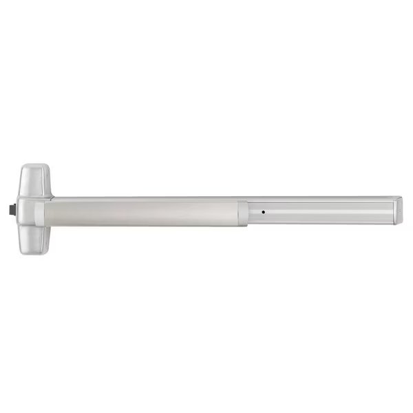 Grade 1 Rim Exit Bar, Wide Stile Pushpad, 36-in Device, Night Latch Function, 06 Lever with Escutche, Von Duprin, Mfr#: RX99L-NL-06 3 26D LHR
